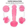 HUOLA 9.1" Beginner Slim Slender Realistic Shaft Toy for Suction Cup