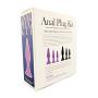 Silicone Butt Plug Kit by Healthy Vibes (3 Pack, Black) - Anal Sex Beginner Set Helps Train Rectum for More Comfortable Intercourse - Anal Toy with Suction Cup Base - Made of Medical-Grade Silicone