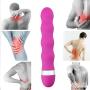 Clǐtoral Vǐbrator Fun Toys for Couple Handheld Waterproof Portable Electric Vib Massager-Adjustable Speed-Thread Silicone Mini Magic Wand Rose red by ALBK