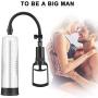 BOMBEX Vacuum Penis Pump, Manual Penis Enlarger for Male Erection & Enhancement, Penis Massage & Stimulation Device with Male Stroker