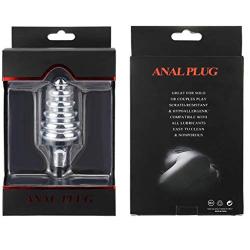 LLFX Smooth and Cozy Metal Anàl Plug with Silicone Base Watertight and Easy to Clean Females Massage Toys Backpack