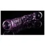 Alibuy Crystal Glass Dildos Penis with light Purple Ridged Spiral Pleasure Wand Anal Beads for Female G-spot Gay Masturbation Alibuy Crystal Glass Dildos Penis with light Purple Ridged Spiral Pleasure Wand Anal Beads for Female G-spot Gay Masturbation
