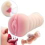 Yikiop T-Shirt Male Aír-cräft Cup, Deluxe Massager Soft Lifelike Skin for Male Enhancement Training, Man Warm Cup - Training Sleeve Black