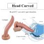 MLSice Anal Plug Realistic Tongue Lick Tease Dildo Butt Plug Vagina G Spot Clitoral Stimulate Flirt Foreplay Sex Toys Oral Sex Erotic Products Rough Surface for Women Lesbian - Skin