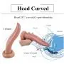 MLSice Anal Plug Realistic Tongue Lick Tease Dildo Butt Plug Vagina G Spot Clitoral Stimulate Flirt Foreplay Sex Toys Oral Sex Erotic Products Rough Surface for Women Lesbian - Skin