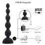 Vibrating Prostate Massager Anal Beads Butt Plug 10 Stimulation Patterns 3 Speeds for Wireless Remote Control Anal Pleasure Anus Sex Toy for Men, Woman & Couples