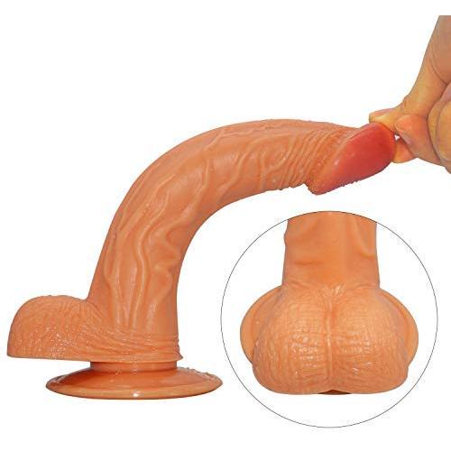TYSJCSY 8.66 INCH Personal Body Relax Massager Wand for Beginners with Suction Cup (Color : Beige)