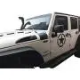 Hooke Road Star Logo Cowl Side Body Armor Corner Cover Decals for 2007-2018 Jeep Wranger & Wrangler Unlimited JK