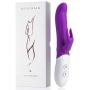 Vibrator women,Rabbit vibrate toys with 7 vibration modes,Heating,whisper,Waterproof massager with wireless Rechargeable，medical silicone rubber for Women or Couples Sex Toys by ROSERAIN-Purple