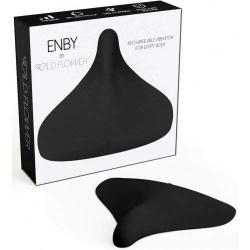 ENBY Rechargeable Vibrator from Wild Flower - Splash Proof, 3 Speeds, 5 Vibration Patterns - Designed to Please a Variety of Bodies - Black Color