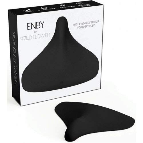 ENBY Rechargeable Vibrator from Wild Flower - Splash Proof, 3 Speeds, 5 Vibration Patterns - Designed to Please a Variety of Bodies - Black Color ENBY Rechargeable Vibrator from Wild Flower - Splash Proof, 3 Speeds, 5 Vibration Patterns - Designed to Please a Variety of Bodies - Black Color