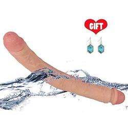 Personal Soft Realistic Dîldɔ Toys Double-Ended Waterproof Ladies Toy DJKFHIU (Flesh)