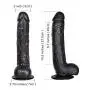 PPYTLOVE Lifelike Massager with Strong Suction Cup Big Personal Relax Massage Wand for Women (Black 0) PPYTLOVE Lifelike Massager with Strong Suction Cup Big Personal Relax Massage Wand for Women (Black 0)