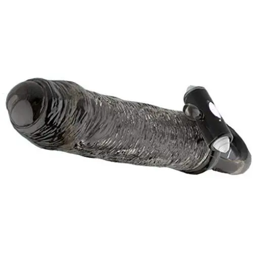 FST Soft Silicone Vibrator Penis Sleeve Enlarger Sexual Delay Ejaculation Toy for Men (Medium) FST Soft Silicone Vibrator Penis Sleeve Enlarger Sexual Delay Ejaculation Toy for Men (Medium)