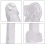 Realistic Dildo Jelly Dong, 8 inch Dildo for Beginners with Strong Suction Cup Base for Vaginal G-spot and Anal Play(Clear) Realistic Dildo Jelly Dong, 8 inch Dildo for Beginners with Strong Suction Cup Base for Vaginal G-spot and Anal Play(Clear)