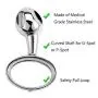 316L Stainless Steel G-Spot Wand Massage Stick Pure Metal Penis P-Spot Stimulation Anal Plug Dildo Sex Product for Women Men Gay