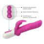 Rabbit Vibrator Sex Toy for Vagina and Clitoris Stimulator, Luv-Spot Strong 3 in 1 Waterproof Rotating Beaded G-Spot Adult Massager for Women or Couples