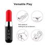 Orlupo Mini Bullet Vibrator,Small Silicone Lipstick Clit Vibrators for Women with Powerful Vibration,Rechargeable Waterproof Vibrating Bullet Clitoral Stimulator Adult Sex Toys for Women and Couples