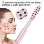 Slimming Massage, Face Roller Massage Stick, Germanium Particles Face Massage Roller Skin Tightening Wrinkle Bar Anti Wrinkle Energy Beauty Bar Stick for Skin Relief Massager (Pink) Slimming Massage, Face Roller Massage Stick, Germanium Particles Face Massage Roller Skin Tightening Wrinkle Bar Anti Wrinkle Energy Beauty Bar Stick for Skin Relief Massager (Pink)