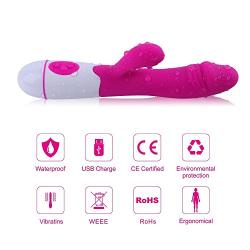 Multispeed Ví-Bra-tór 30 Vibration Modes Silicone Waterproof G-sp’ot Dido Waterproof Ra’bb’it Massager Dual Home Personal Fitness Massage