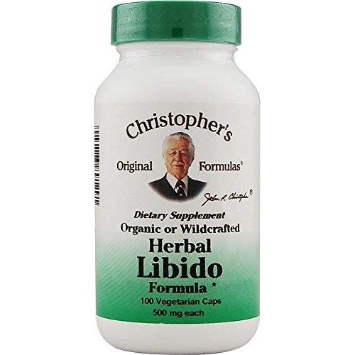 Christophers Herbal Libido Formula - 475 mg - 100 Vegetarian Capsules