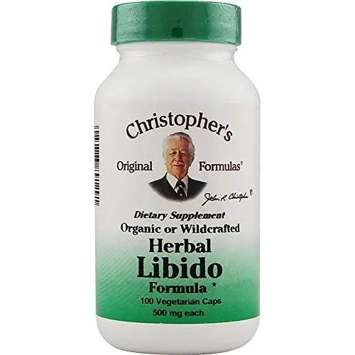 Christophers Herbal Libido Formula - 475 mg - 100 Vegetarian Capsules