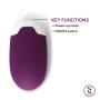 Something Sexy Cordless Vibrating Arousal Wand, Mighty Mousette is USB Rechargeable, has 3 Speeds and 7 Variations, is a Waterproof Bullet Massager