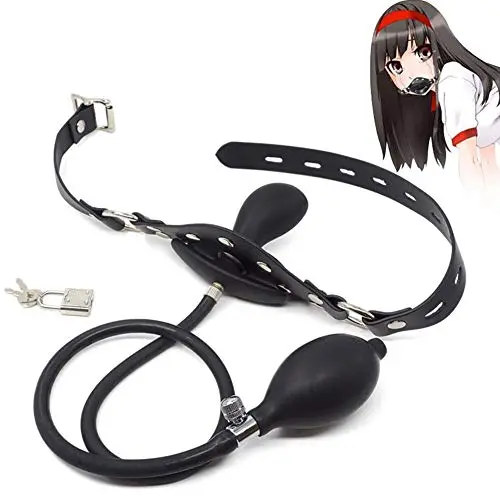 (Lover Gifts) Inflatable Dildo Open Mouth Gag Oral Fixation Leather Fetish Big Mouth Stuffed Sex Toys for Couples Erotic Games (Lover Gifts) Inflatable Dildo Open Mouth Gag Oral Fixation Leather Fetish Big Mouth Stuffed Sex Toys for Couples Erotic Games