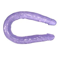 JSCRlove 21.56 Inch Soft-Double Headed Dildɔs Real Feel Skin Body Care Tool with Suction Cup for Hand-Free Play Purple Women Sweater