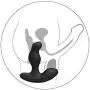 LEVETT Vibrating Anal Plug Butt Vibrator Silicone 16+3 Modes 360 Degree Rotating Head Stimulator Prostate Massager with Remote Controller Operation for Male Sex Toys(Black)