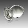Romi Extra Large Glass Butt Plug 2.3 X 4.13 Inch,g-spot Crystal Anal Plug Bum Plug Titanmen Master Tool Pleasure Bomb Plug Heavy Duty Weight Magic Wand Anal Trainer Sex Toy