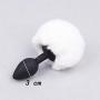 Cute Sexy Fashion Deluxe Silicone Rabbit Tail Anal Butt Plugs Anal Stimulator Fetish SM Sex Toys Cosplay Bunny Girl