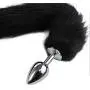 YiZYiF Stainless Steel Faux Fox Tail Funny Sex Toy Adult Romance Games Black YiZYiF Stainless Steel Faux Fox Tail Funny Sex Toy Adult Romance Games Black