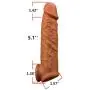 Pênni`s Rings Male Chástity Device Pênni`s Ring Toys for Men Pênni`sring Pênni`s Sleeve Extension Reusable Cóndom 9 INCH Color Flesh 5649
