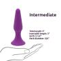 Velvet Soft Butt Plug Anal Training Kit + Ultimate Guide to Anal Sex for Women - Set of 3 Plugs - 3 Different Sizes from Small to Large - A key to Anal Sex - Comes in 3 Vibrant Colors