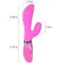Silicone Dual Action Vibrator Women Sex Toy G-Spot and Clit Massager Orgasm Stimulator Silicone Dual Action Vibrator Women Sex Toy G-Spot and Clit Massager Orgasm Stimulator