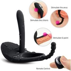 Wireless Remote Control Penisring Ring for Men Women Shake Rooster Cockring,Silicone Happy Toys Shock 8 Speeds USB Charged