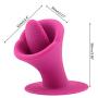 Tongue Suck & Lick 10 Mode Remote Control Thrusting Suction Sucker Self Pleasure Toys For Woman USB Charge