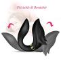 UTIMI Clitoral Vibrator G Spot Wearable Vibrators C Shape Stimulator Adult Sex Toys with Remote Control for Women and Couples