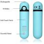Vibrator Bullet, Personal Massager Wand for Women Waterproof Clitorial Stimulator with 10 Vibration Modes Powerful Adult Toys for Neck Facial Massage