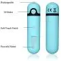 Vibrator Bullet, Personal Massager Wand for Women Waterproof Clitorial Stimulator with 10 Vibration Modes Powerful Adult Toys for Neck Facial Massage