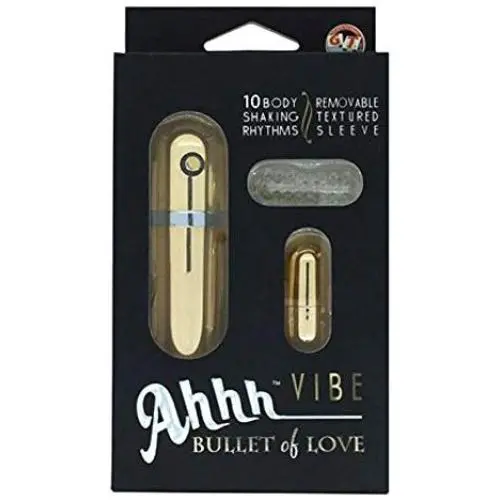Golden Triangle Ahh Vibe Bullet Of Love Remote Control Bullet, Gold
