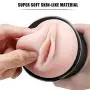 Male Masturbator with Strong Suction Base for Hands Free Fun, PALOQUETH Man Masturbation Cup with Porn Star Moaning Feature 10 Vibration Modes for Life Like Experience