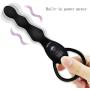 JunRP Black Anale Beads Vib Toy for Women A10