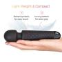 Micro Massage Wand Device by Yarosi - Smallest and Strongest Cordless Handheld Massage - Powerful - Best for Travel - Magic Stress Away - Perfect on Back Legs Hand Pains and Sports Recovery