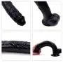 10.23-inch simulation Dillos ladies suction cup Flexible Jelly Double Head Toy for Female 10.23-inch simulation Dillos ladies suction cup Flexible Jelly Double Head Toy for Female