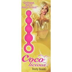 California Exotic Novelties Coco Licious Booty Beads, Pink