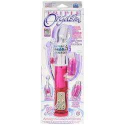 California Exotic Novelties Triple Orgasm French Kiss, Pink