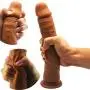 Big Double Layer Realistic Dildo, FAAK Slightly Bendable 9.5 Inch Soft G-Spot Premium Liquid Silicone Dual Density Huge Penis Dong with Suction Cup, Sex Toy for Female Masturbation Big Double Layer Realistic Dildo, FAAK Slightly Bendable 9.5 Inch Soft G-Spot Premium Liquid Silicone Dual Density Huge Penis Dong with Suction Cup, Sex Toy for Female Masturbation