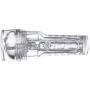 Fleshlight Ice | Clear Crystal Lady Male Masturbator | Clear Male Sex Toy